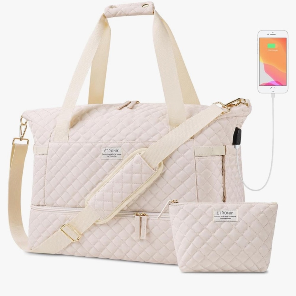 Quilted travel bag